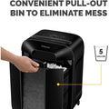 Fellowes Powershred LX85 Cross-cut Shredder, Black, FEL4400401