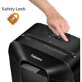 Fellowes LX45 Cross-cut Shredder, Black, FEL4400201