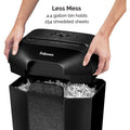 Fellowes LX45 Cross-cut Shredder, Black, FEL4400201