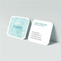 Avery Clean Edge Square Cards, Rounded Corners, 2.5" x 2.5" (35702), White, 8 1/2" x 11", 5 / Pack, AVE35702