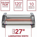 ACCO GBC Ultima 55 Thermal Roll EZ Load Laminator, Gray, GBC1710755EZ