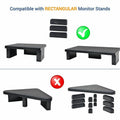 First Base DAC Stax MP-232 Monitor Riser Block Kit with 2 USB Charging Ports, 1 Set, DTA02270