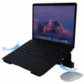 First Base DAC MP-220 Non-Skid Laptop Stand With 4-Port USB 3.0 Hub, Black, DTA21680