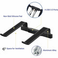 First Base DAC MP-220 Non-Skid Laptop Stand With 4-Port USB 3.0 Hub, Black, DTA21680