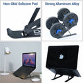 First Base DAC MP-222 Portable and Adjustable Laptop/Tablet Stand, Black, DTA21684