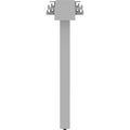 Lorell Relevance Series Middle Unite Leg, Silver, LLR16252