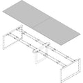 Lorell Revelance Conference Rectangular Tabletop, Brown, LLR16257
