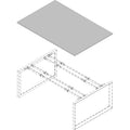 Lorell Revelance Conference Rectangular Tabletop, Other, LLR16258