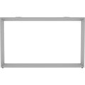 Lorell Relevance Series Wide Side Leg, Silver, LLR16251