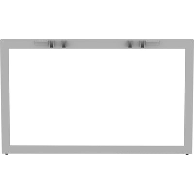 Lorell Relevance Series Wide Side Leg, Silver, LLR16251