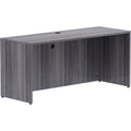 Lorell Essentials Series Credenza Shell, Silver, LLR69596
