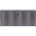 Lorell Essentials Series Credenza Shell, Silver, LLR69596