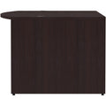 Lorell Essentials Series Bowfront Desk Shell, Brown, LLR18260