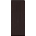 Lorell Essentials Series Stack-on Hutch with Doors, Brown, LLR18271