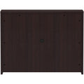 Lorell Essentials Series Stack-on Hutch with Doors, Brown, LLR18271