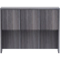 Lorell Essentials Series Stack-on Hutch with Doors, Other, LLR69621
