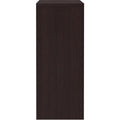 Lorell Essentials Series Stack-on Hutch with Doors, Brown, LLR18270
