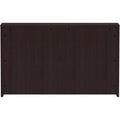 Lorell Essentials Series Stack-on Hutch with Doors, Brown, LLR18270