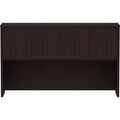 Lorell Essentials Series Stack-on Hutch with Doors, Brown, LLR18270