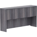 Lorell Essentials Series Stack-on Hutch with Doors, Other, LLR69619