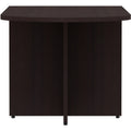 Lorell Essentials Series Peninsula Desk Box 1 of 2, Brown, LLR18262