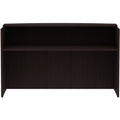 Lorell Essentials Series Front Reception Desk, Brown, LLR18264