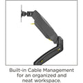 Lorell Mounting Arm for Monitor - Black, LLR99800