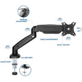 Lorell Mounting Arm for Monitor - Black, LLR99800