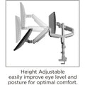 Lorell Mounting Arm for Monitor - Gray, LLR99804