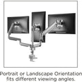 Lorell Mounting Arm for Monitor - Gray, LLR99804
