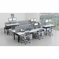 Lorell Acoustic Desktop Privacy Panel, Light Gray, LLR25962
