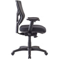 Lorell Conjure Executive Mid-back Swivel/Tilt Task Chair, Black, LLR62008