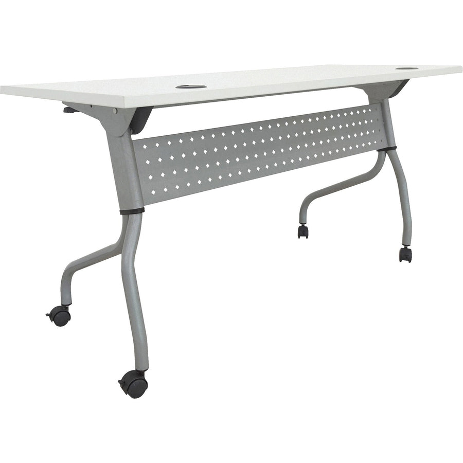Lorell Flip Top Training Table, Lockable Casters, LLR60744