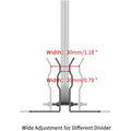 Lorell Beam & Cable Management Spines, Black, 3 / Set, LLR25960