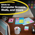 3M Post-it Super Sticky Dispenser Notes - Supernova Neons Color Collection, Guava, 1 Pack, MMMR33018SSMIAC