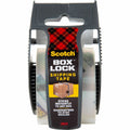 3M Scotch Box Lock Dispenser Packaging Tape, Clear, 1 Roll, MMM195