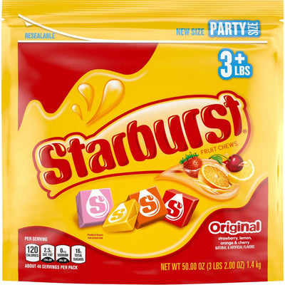 Mars Starburst Fruit Chews Party Size Bag, MRS28086