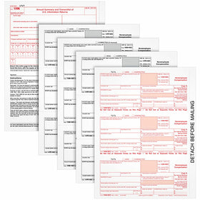 TOPS 5-part 1099-NEC Tax Forms, White, 50 / Pack, TOP22993-NEC