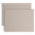 Smead TUFF 1/3 Tab Cut Legal Recycled Hanging Folder, Steel Gray, 8 1/2" Width x 14" Length, 18 / Box, SMD64342