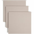 Smead TUFF 1/3 Tab Cut Letter Recycled Hanging Folder, Steel Gray, 8 1/2" Width x 11" Length, 18 / Box, SMD64242