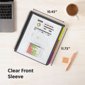 Smead 1/3 Tab Cut Letter Organizer Folder, Gray, 8 1/2" Width x 11" Length, SMD89207