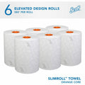 Kimberly-Clark Scott Paper Towel, Orange, 6 / Carton, KCC47035