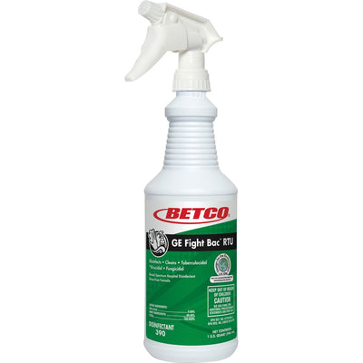 Betco GE Fight Bac RTU Disinfectant, Clear, BET3901200