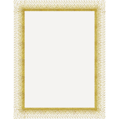 Geographics Confetti Gold Design Poster Board, Yellow, 25 / Carton, GEO24759