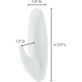 3M Command Large Designer Hooks, 4-1/8"H x 1-1/2"W x 1-1/2"D, White, Pack Of 16 Hooks, 16 / Pack, MMM17083S16NA