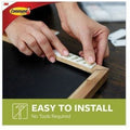 3M Command Damage-Free Picture Hanging Strips, Large, 5-5/8" x 5-3/16", Pack Of 120 Strips, White, 120 / Pack, MMM17206S120NA