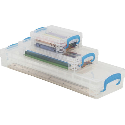 Advantus Super Stacker School Kit, Transparent, AVT38714