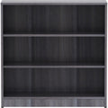 Lorell Laminate Bookcase, Weathered Charcoal, LLR69626