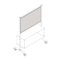 Lorell Adaptable Panel Divider, Clear, LLR90284