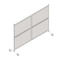 Lorell Adaptable Panel Divider, Clear, LLR90284